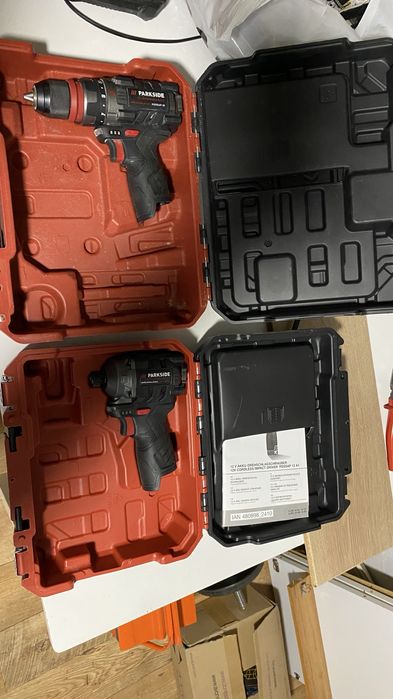 Parkside Винтоверт и Импакт 12V без батерия