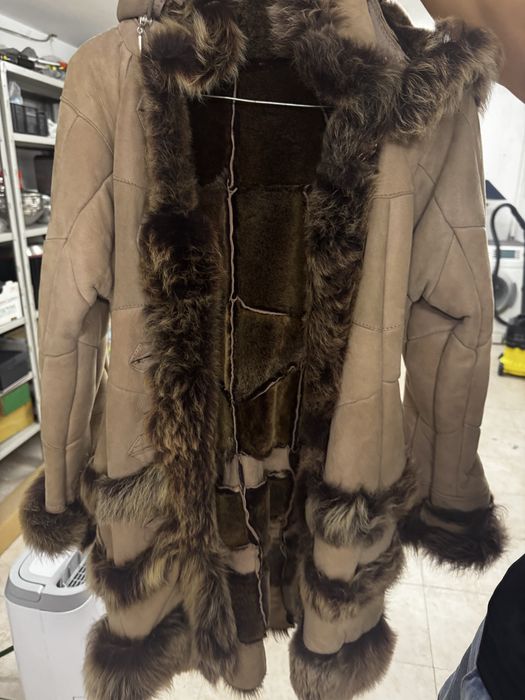 Палто от естествена агнешка кожа (детско)