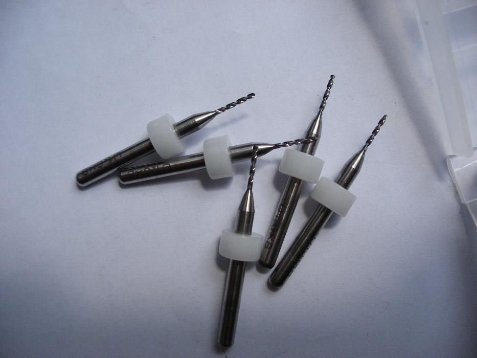 Карбидни твърдосплавни свредла Ф 0.4, 0.8, 1 мм ... Dremel Дремел CNC