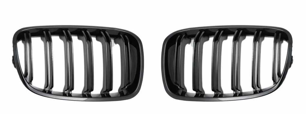 SET GRILE DUBLE F20 Negru Lucios