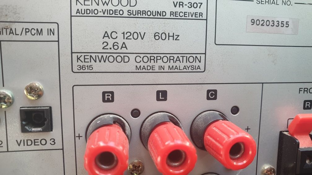 Kenwood ресивър VR-307 усилвател с цифрово радиоMade in Malaysia-130лв