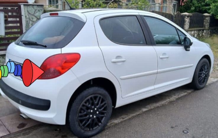 Piese peugeot 207,motor 1.4 hdi,cutie defectă