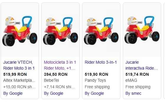 Motocicleta interactiva 3 in 1 de la VTech (in limba engleza)