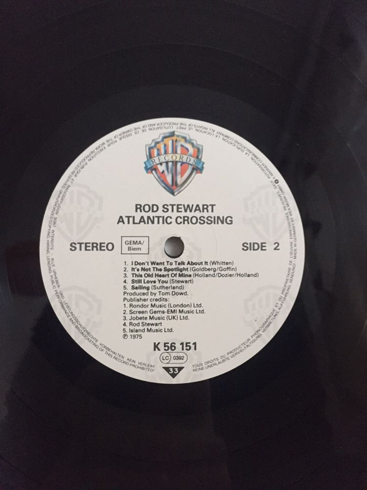 Rod Stewart - Atlantic Crossing LP vinyl Род Стюарт плоча