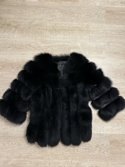 Haiba blana naturala de vulpe