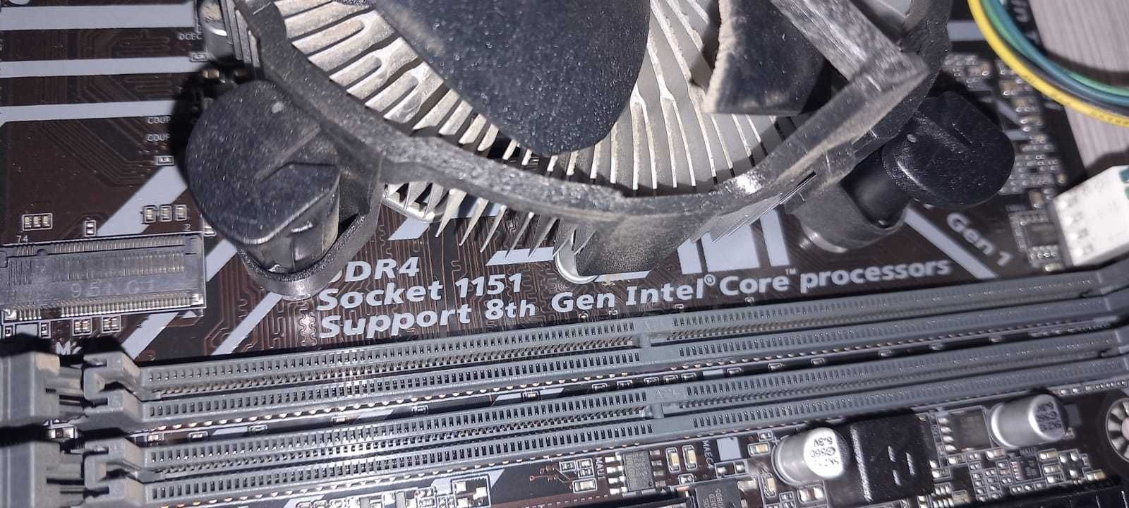 Kit MB 1151 v.2 (H310M S2P 2.0) + shild /i3-9100 4.20Ghz TURBO/cooler
