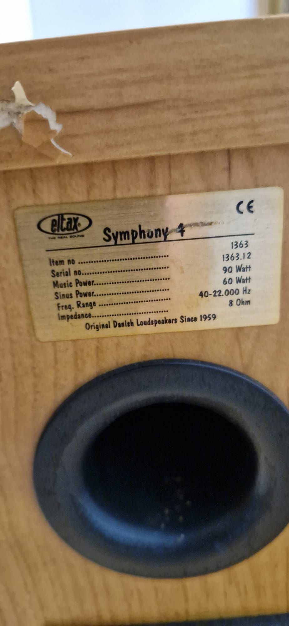 Boxe audio Eltax Symphony 4