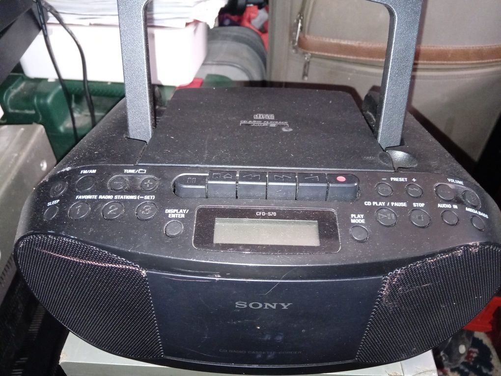 Radiocasetofon sony