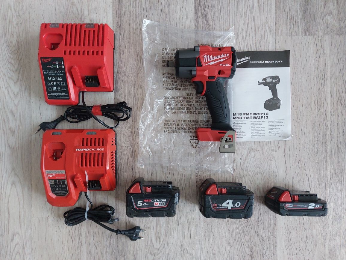 Pistol impact mediu milwaukee M18 FMTIW2F12, 900 nm, cupla 1/2, nou