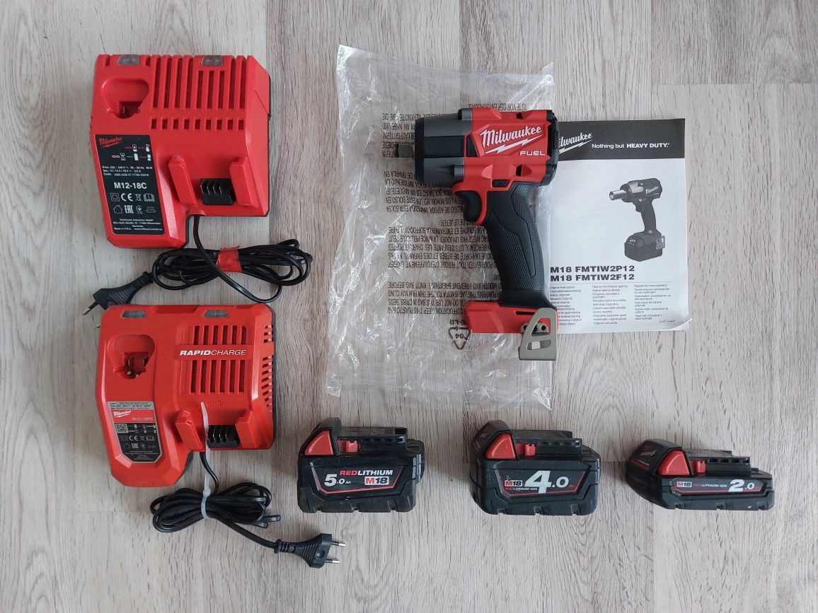 Pistol impact mediu milwaukee M18 FMTIW2F12, 900 nm, cupla 1/2, nou