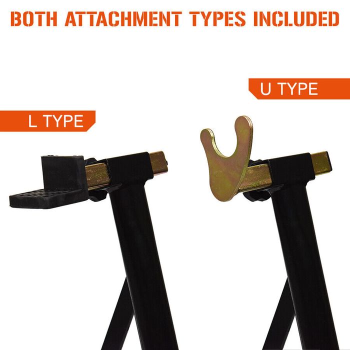 Stander, Universal, pentru Motociclete, Pini L si V, Universal, Negru