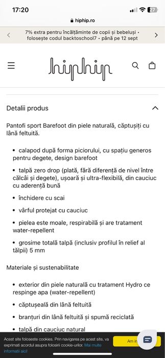 Sneakers Barefoot îmblăniți Koel Hiphip