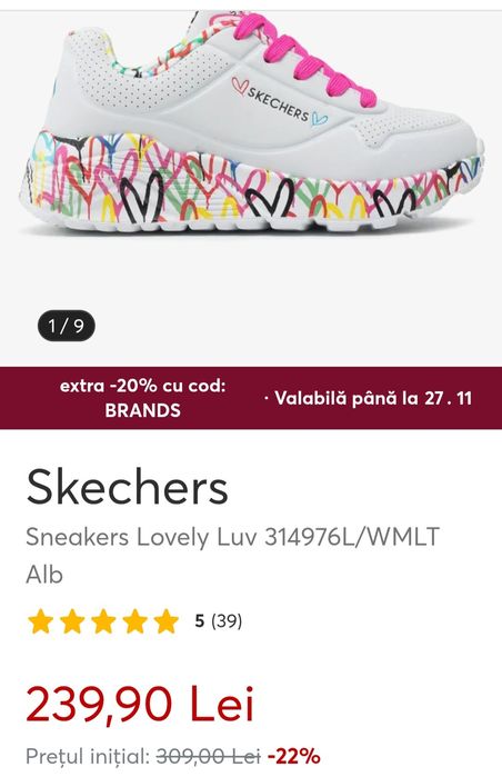 Adidași fete SKECHERS