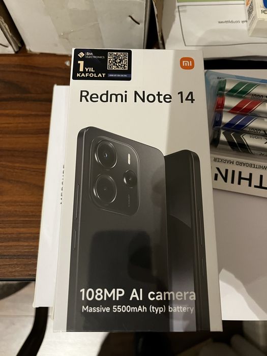 Redmi Note 14 8/256 Новый упаковкада 130$