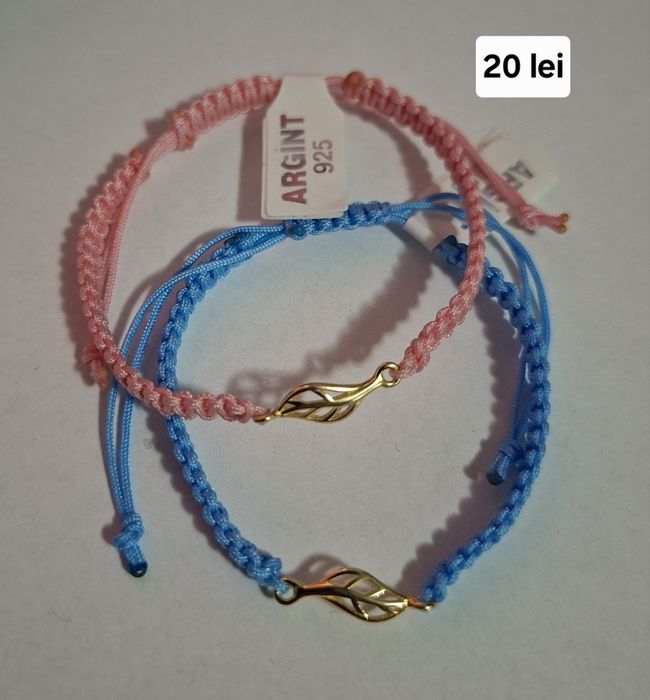 Brățări cu pietre semiprețioase și biluțe din argint