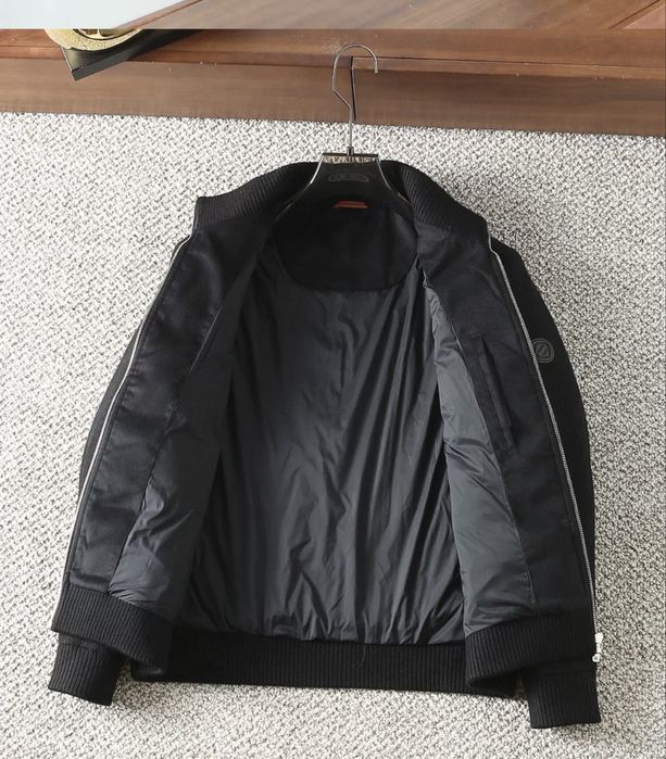 Geaca neagra de barbati Zegna