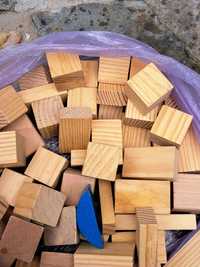 Cuburi  lemn pentru proiecte scolare