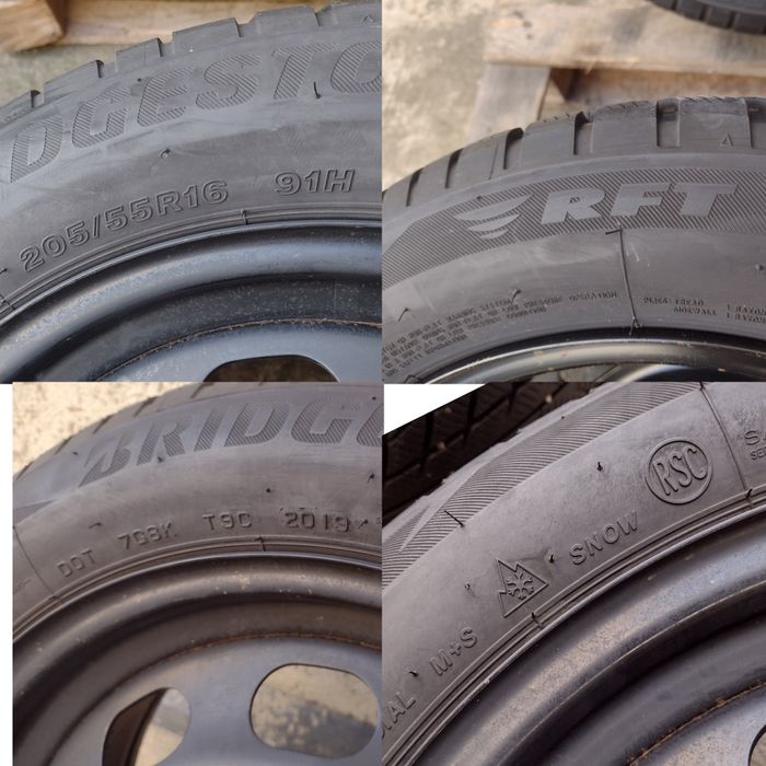 Jante BMW seria 1 F20 F21 F22 F23 cauciucuri 205 55 R16 M+S Senzori