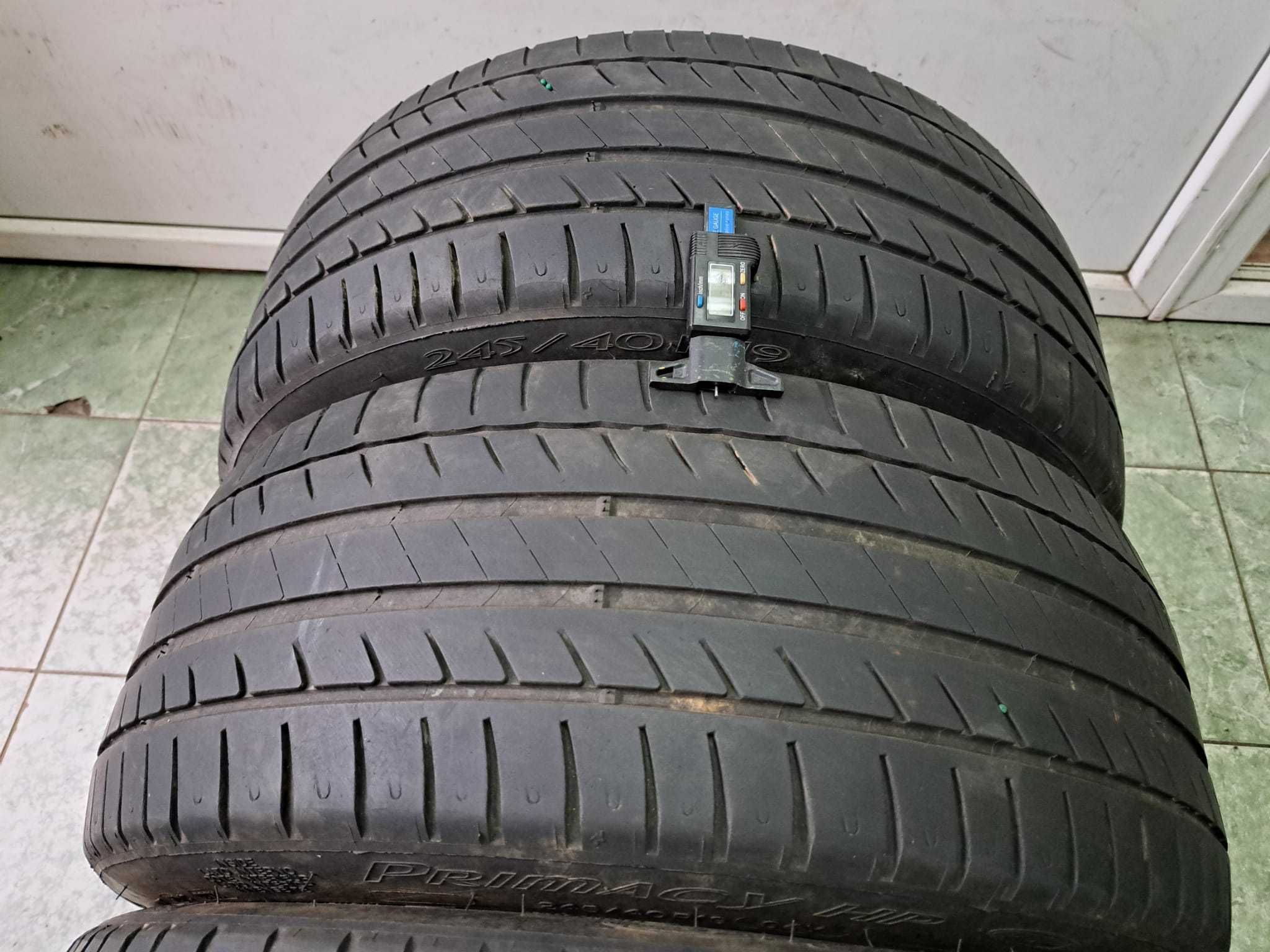 Set anvelope 275/35 R19 cu 245/40 R19 Michelin runflat