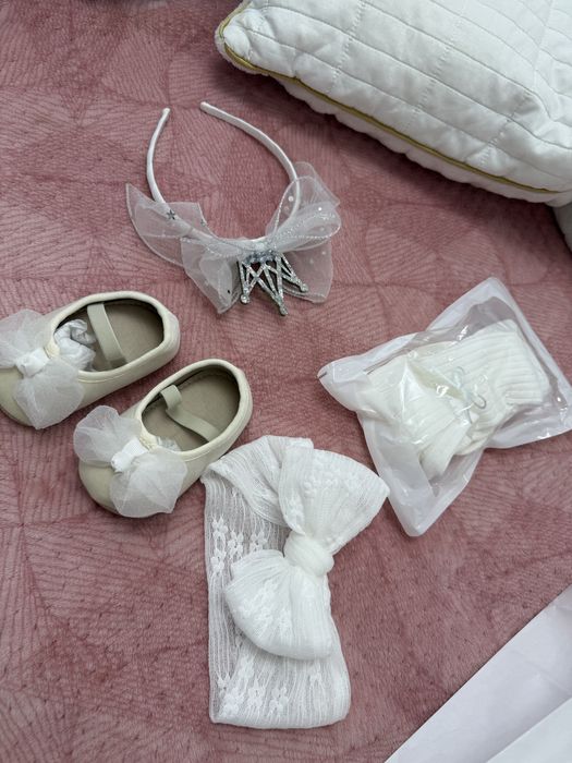 11 см пинетки,ободок