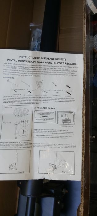 Suport tavan televizor monitor
