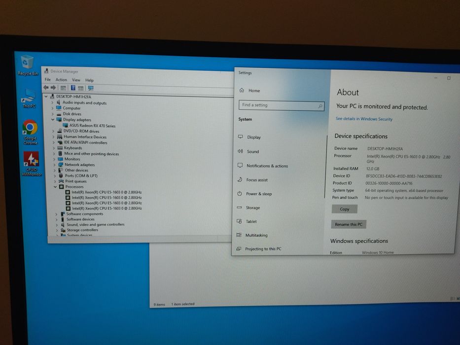PC gaming Dell T3600, xeon E5 1603/2680, ssd 256 gb, 16 GB