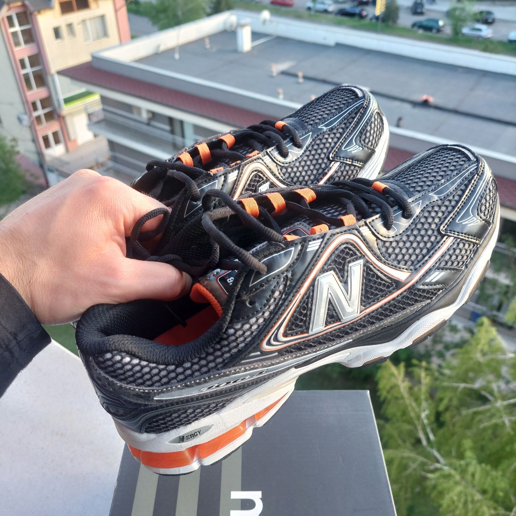 New Balance 1064 Black Silver Orange