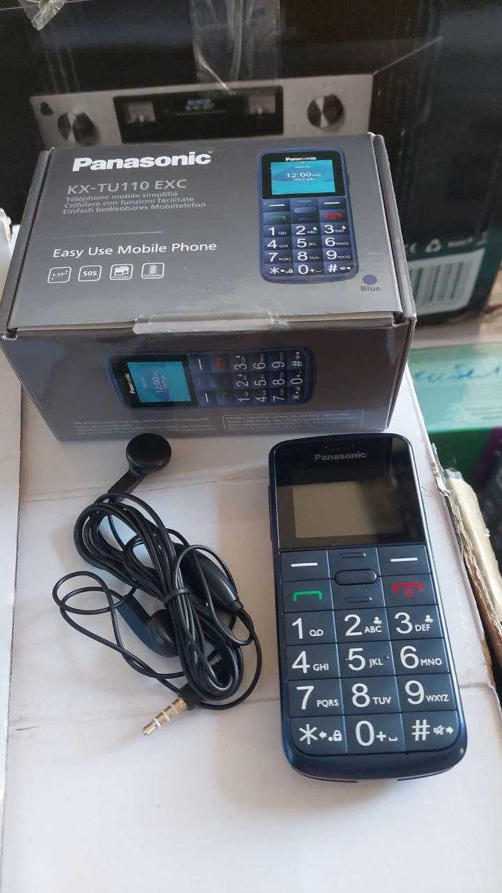 Panasonic KX-TU110EXC Мобилен телефон 1.77 Dual SIM, български език