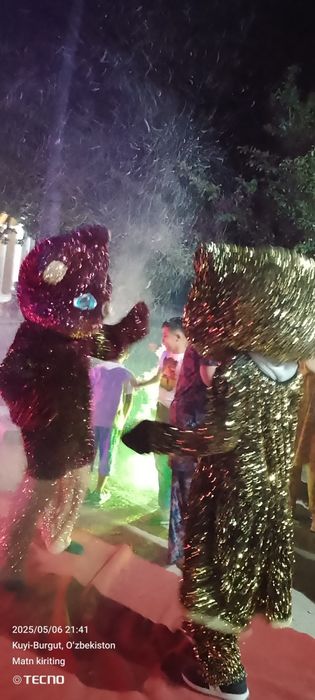 Otajon va onajon dekoratsiyalari uchun yaltiroq kiyimni igrushkalar