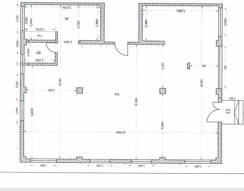 Spatiu comercial de la 6.5e  birou depozitare magazin magurele bragad