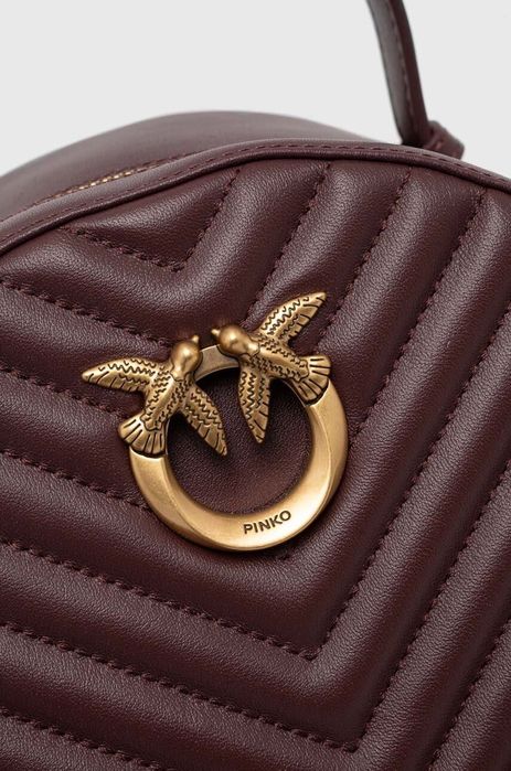 Pinko нова оригинална раница в бургунди