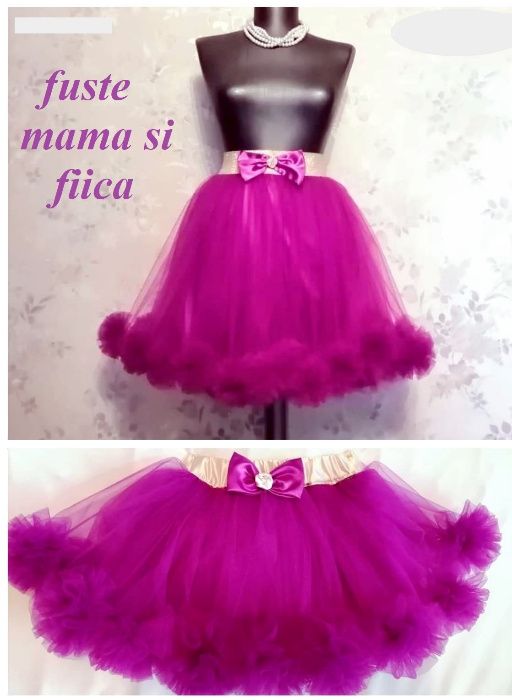 Fuste tulle nunta Fuste tull mama si fiica botez fuste tiul tutu