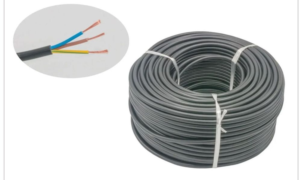 Cablu de curent, cupru lițat 3x2,5 MYYM