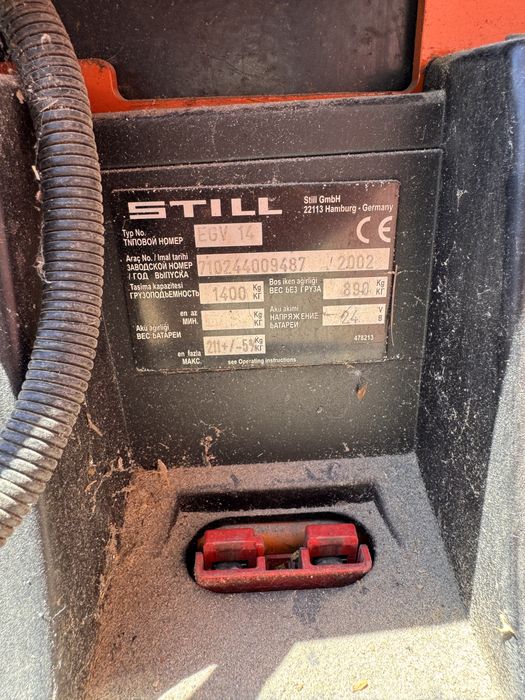 Stivuitor electric STILL EGV 14 – 1400 kg – Funcțional – 2400