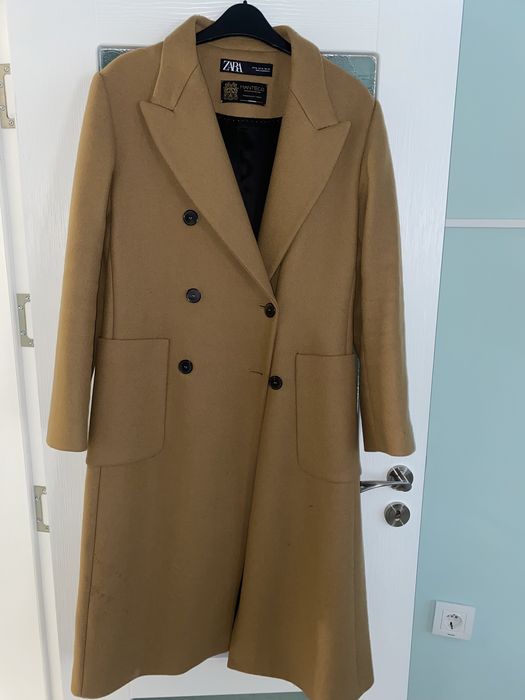 Дамско палто ZARA 75%вълна XL НАМАЛЕНО!