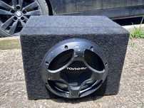 Pioneer W307D2 Kenwood KAC-6203 бас каса и усилвател