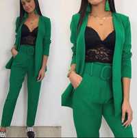 Costum verde/sacou +pantaloni
