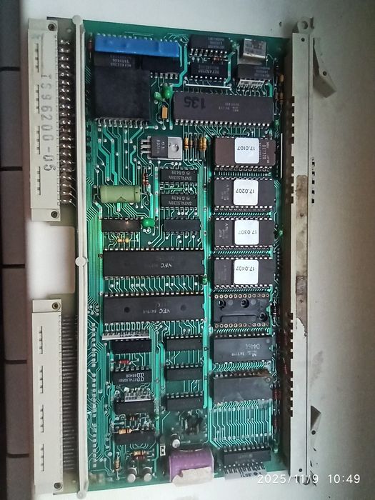 Placa computer anii 80 cu cips NEC Japan & Ireland +Mitsubishi
