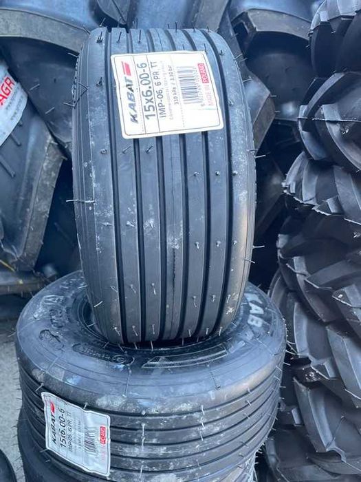 Anvelope noi cu garantie 15x6.00-6 KABAT de tractor grebla