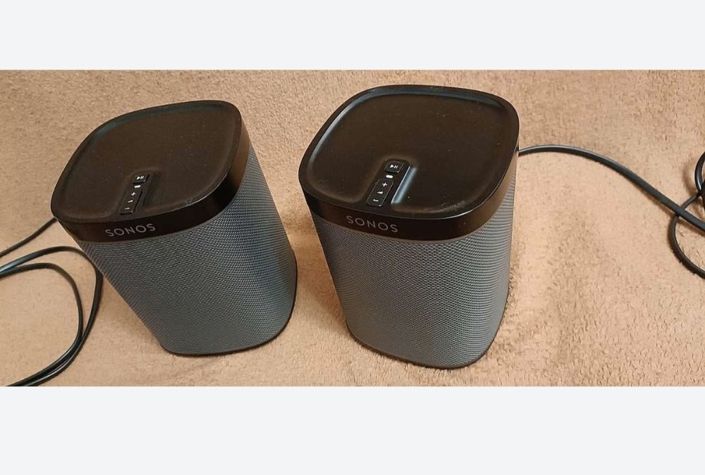 SET Boxe SONOS PLAY 1, WiFi MultiRoom Airplay Sunet Premium Stereo