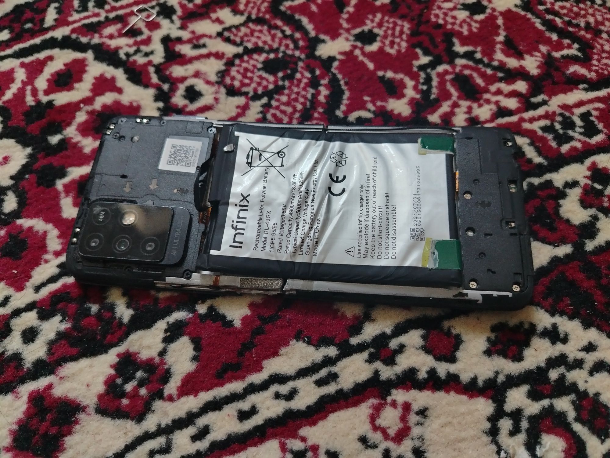 Infinix note 10 запчаст