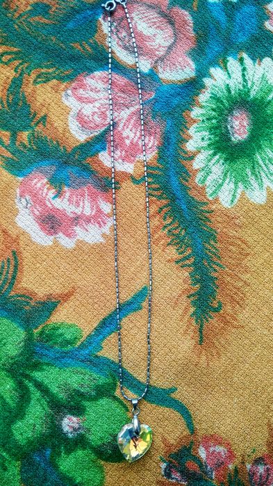 Дамско колие сърце кристал SWAROVSKI. Ново.