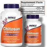 Хитозан для похудения 240 капсул Now Chitosan