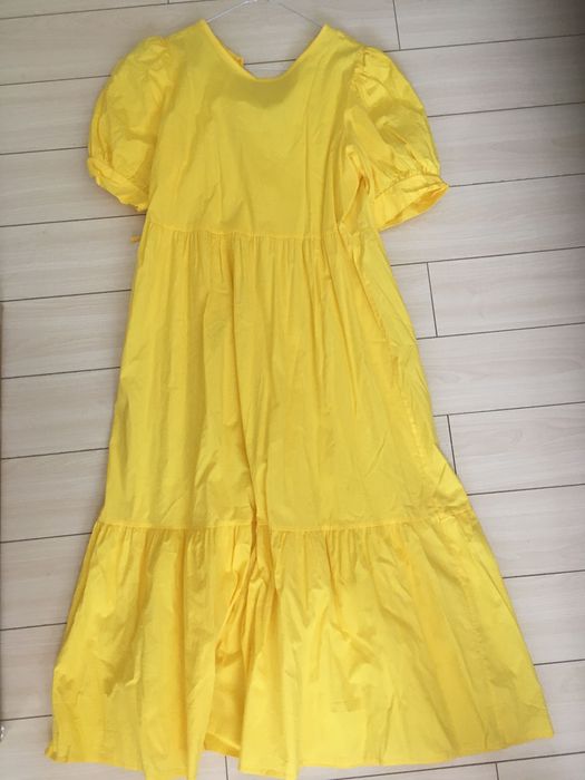 Rochie plaja galbena
