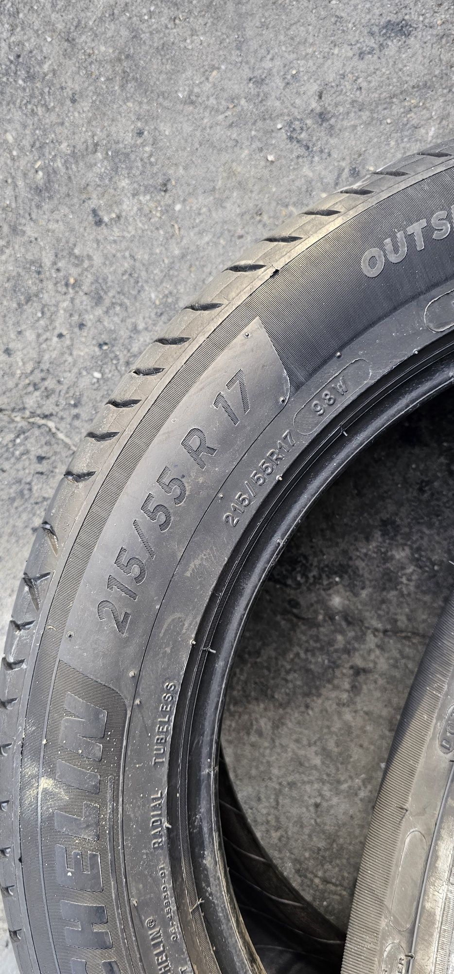 215 55 R 17 Michelin vară