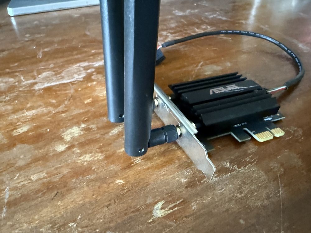 Карта за безжичен интернет Asus PCE-AX58BT-2.4GHz-574Mbp+5GHz-2402Mbps