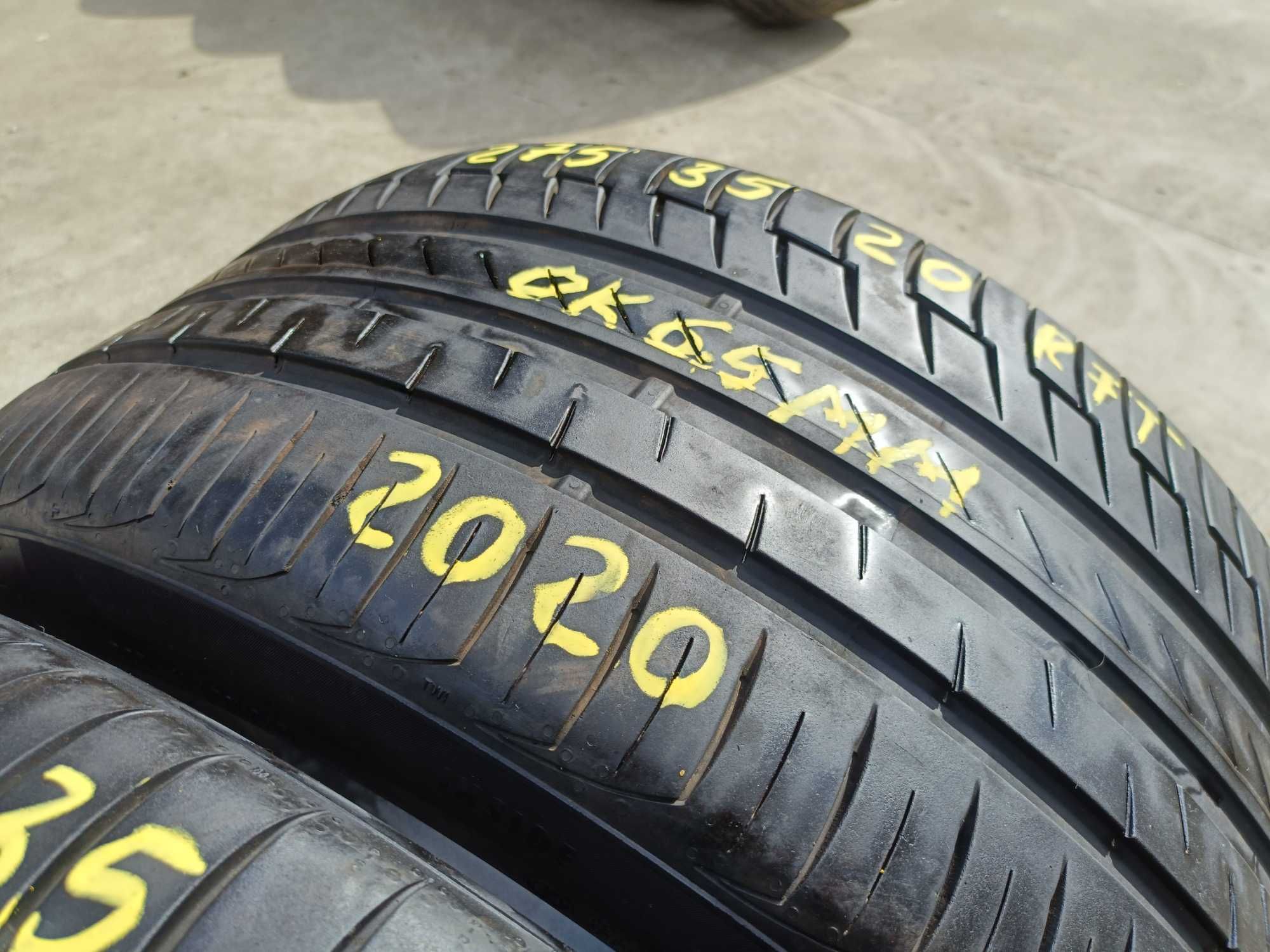 Doua anvelope vara 275 35 20 Continental PremiumContact 6 run flat