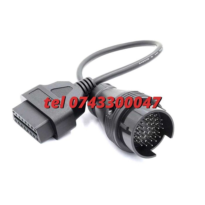 Cablu Adaptor Iveco Daily 38 Pin La Obd2 Pt Autocom Delphi Wurth