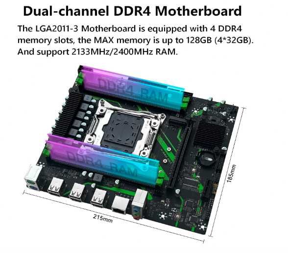Motherboard MACHINIST INTEL X99 PR9-H дънна платка