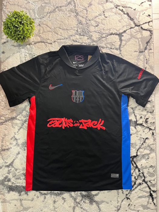 Tricou nike barcelona x travis scott limited edition